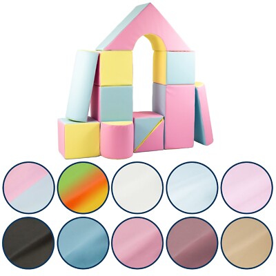 11 Stück farbig, Bausteine, weich, Schaumstoff, Kinder, Kinder, Spielzeug, Kinderzimmer, Spielgruppe