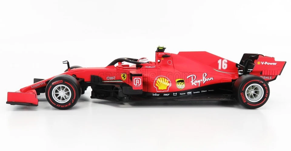 MODELLINO AUTO STATICO DIECAST FERRARI F1 SF1000 N.16 LECLERC AUSTRIA 2020 1:18 - Immagine 3 di 4