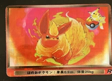 Pokemon Japanese FLAREON Pocket Monsters Prism Sticker Vintage