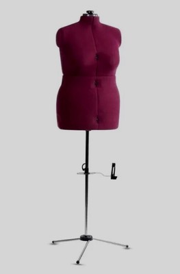 Dritz My Double Dress Form Deep purple nylon with adjustable stand 