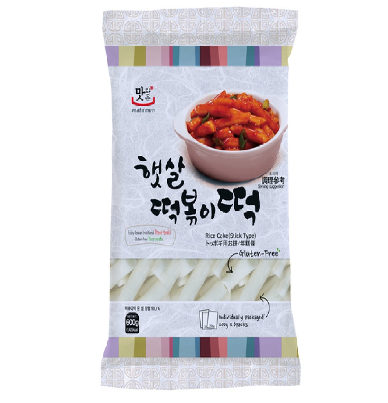 MATAMUN Reiskuchen Stangen (Tteokbokki) 600g