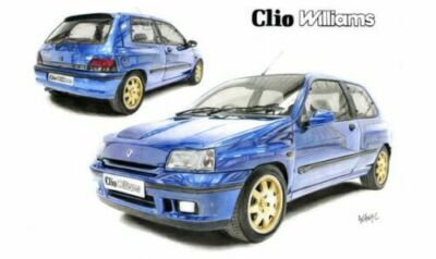 clio williams metallschild 30 x 20 cm