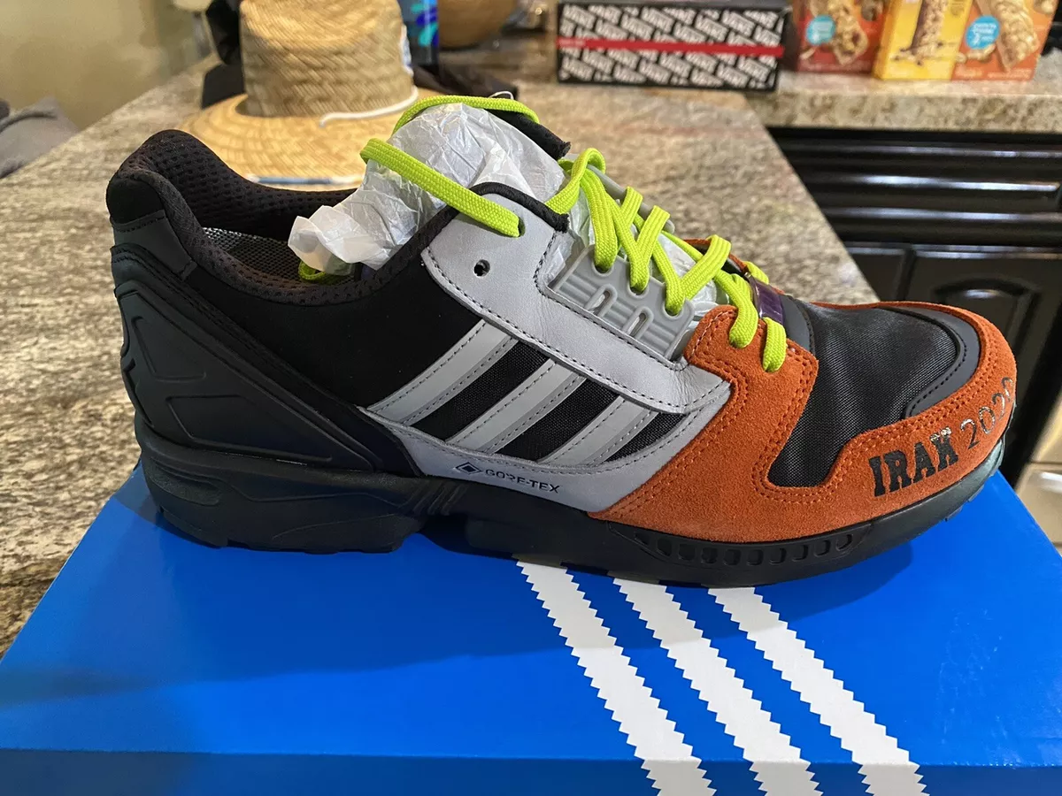 ADIDAS CONSORTIUM IRAK ZX 8000 GTX 2020 SIZE 10.5 BLACK GORE TEX | eBay