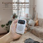 Portable Radio Mini AM FM Pocket Transistor Radio with Excellent ...