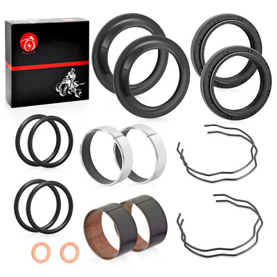 #ad Fork Bushing Dust Oil Seal For Yamaha V Star 650 XVS650 Custom Classic 1998 2016 $36.99