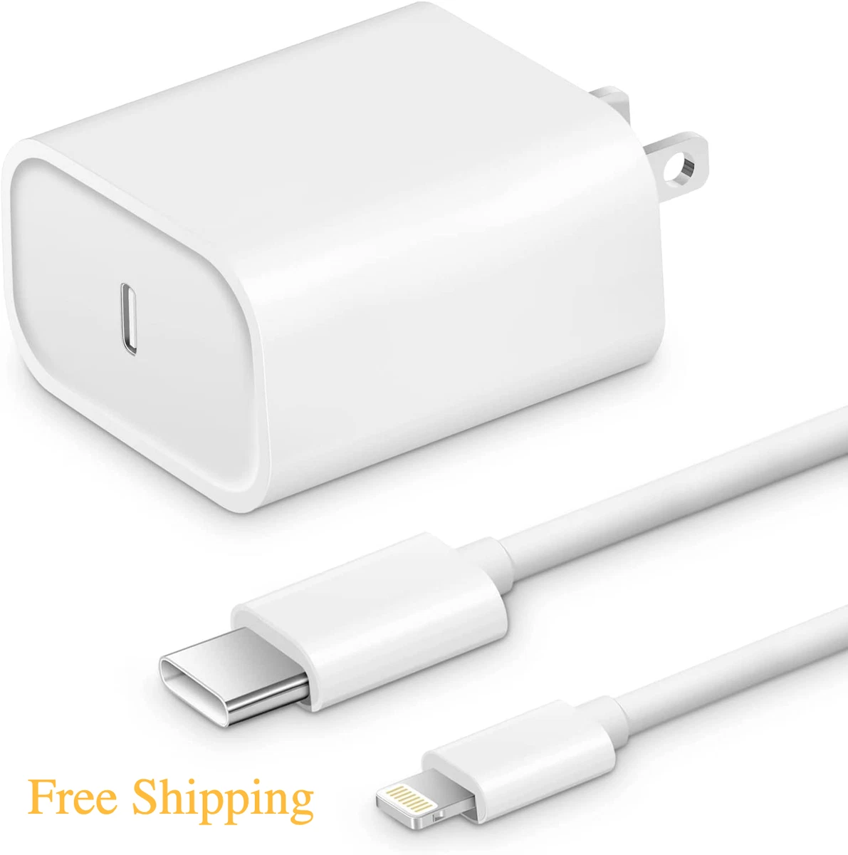 Original Carga Rapida USB-C De 20W Cargador Para Iphone 12 11 14 13 Pro Max  XS..