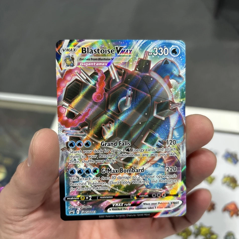 Blastoise VMAX SWSH103 SWSH: Sword & Shield Promo Cards Holo - Image 3 of 4