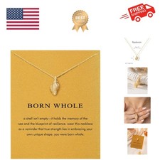 Dainty Gold Necklace for women - 14K Gold Plated Pendant Necklaces Gifts for ...