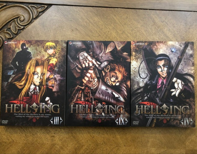 Hellsing Ultimate - Vol. 3 4 and 9 DVD lot Japanese