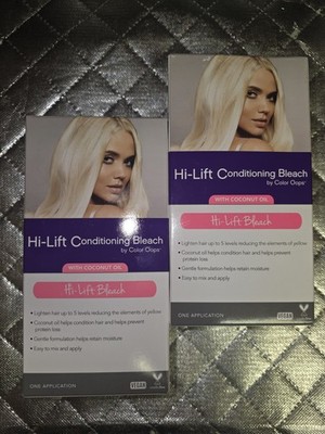 Hi-lift Conditioning Bleach Beach Blonde Hair Dye Color Kit With Coconut Oil