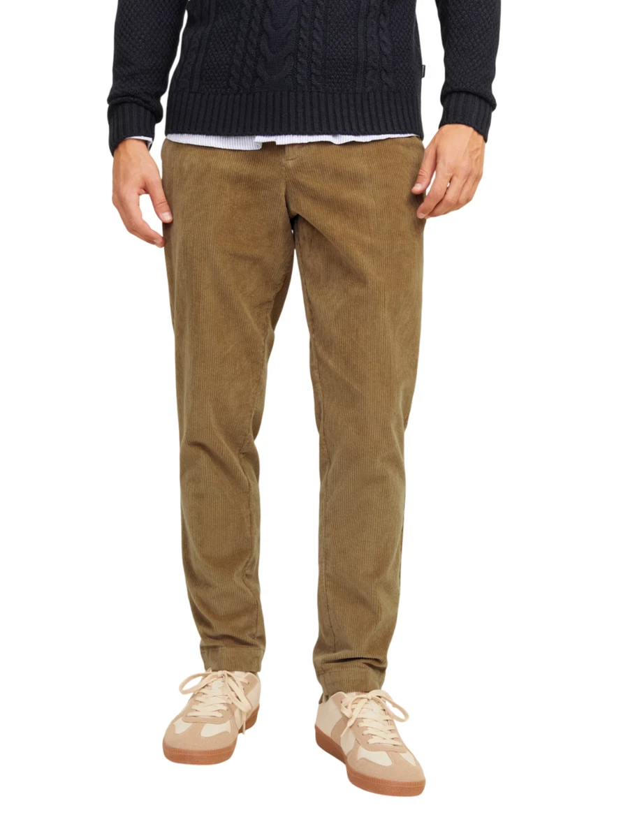JACK & JONES Slimfit Pantaloni chino 'JPSTMarco JJFury' in Nero | ABOUT YOU