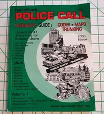 Radio Shack Police Call Frequency Guide 2000 Edition Michigan Ohio Vol 1 PB