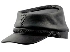 American Civil War Kepi High Quality Leather Cap Extraordinary Craftsmanship