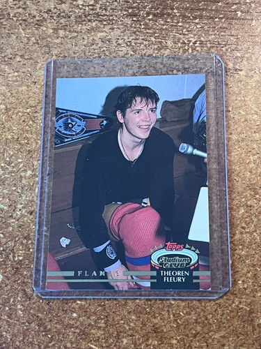 1992 Stadium Club Theo Fleury #2 card