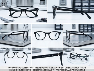 Tumi Optical Collection VT52125 Matte Black Finish. Excellent Condition