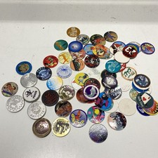Mixed 1990's POGS Milk Caps & Slammers Bundle (Set Of 80)