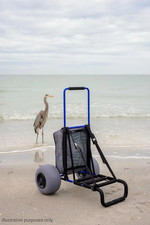 Heavy Duty All-terrain Beach Cart Anodized Aluminum Frame 13 Balloon Tire Heavy Duty All-terrain Beach Cart Anodized Aluminum Frame 13 Balloon Tire