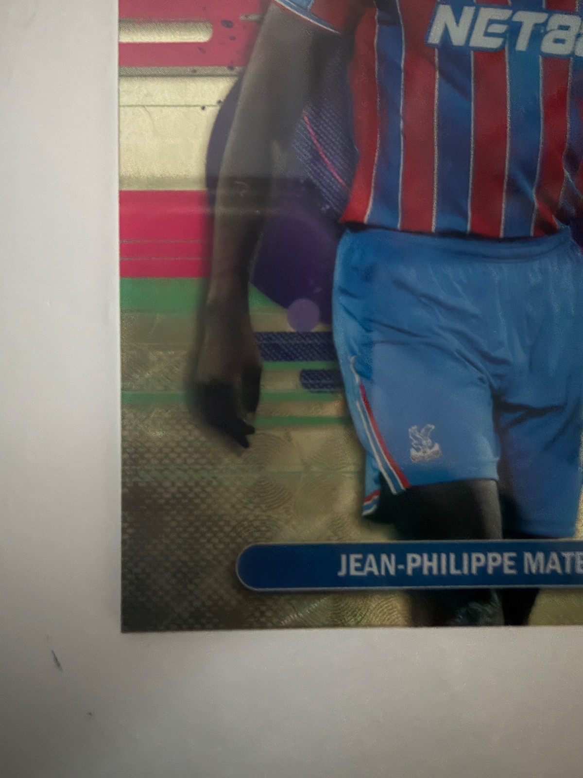 2026 Topps Finest EPL Jean-Philippe Mateta 1/1 Superfractor NM/Mint  view 3