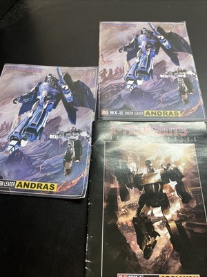 X-Transbots MX-II Andras Apollyon Masterpiece 86 3rd Party Manuals Only W17