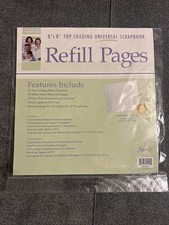 8x8 Scrapbook Refill Pages