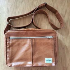 PORTER camel leather shoulder bag Fashion JP item