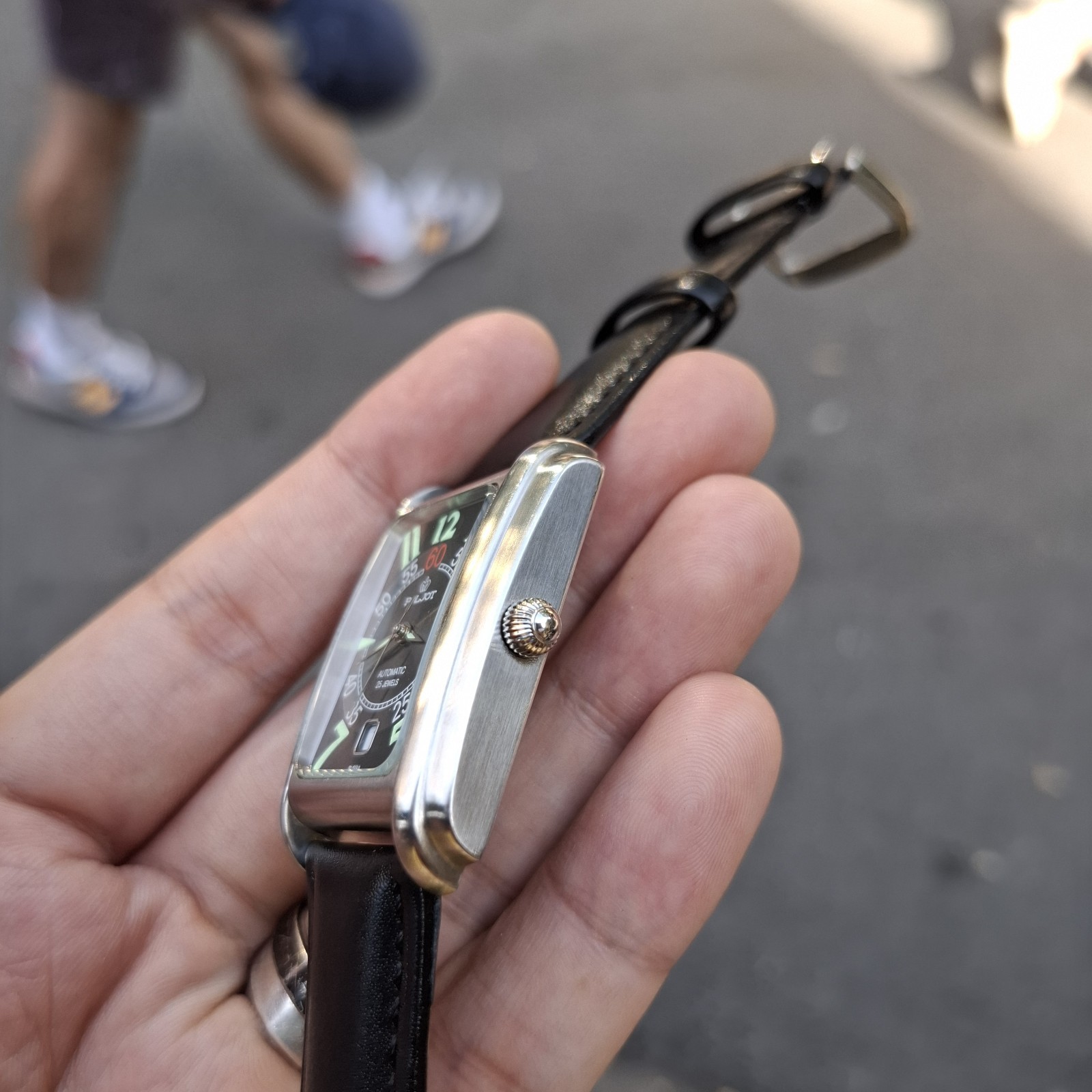 Russia Poljot Rectangular Automatic ETA 2824-2 Wa… - image 8