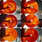 Antique 78,3 Grs German  Amber Bakelite Faturan  Islam Prayer Beads 33 Rosary