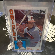 Topps 1984 Topps Cal Ripken Rookie Baltimore Orioles Baseball Card #490. rookie card picture