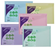 Snopake Reborn Polyfile A5 AST Pk5