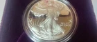1989 S PROOF 1 OZ .999 SILVER EAGLE IN BEAUTIFUL DISPLAY BOX