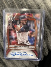 2025 Topps Tribute Dylan Crews Auto Orange  05/25 TA-DC RC Washington Nationals