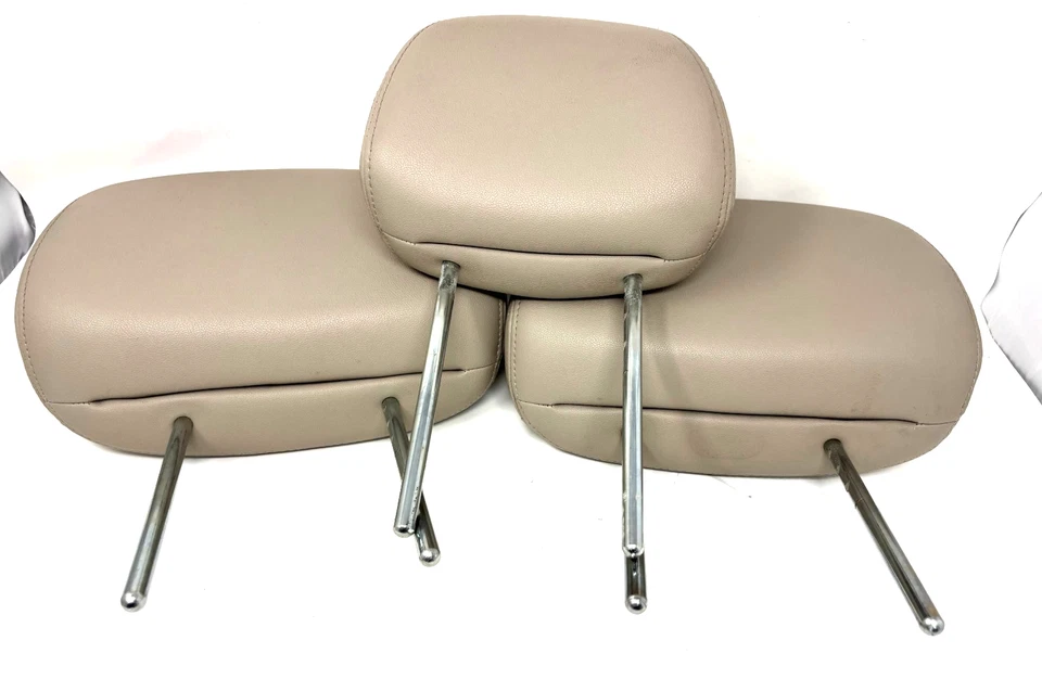 05-12 Ford Escape Tribute Mariner Reposacabezas Traseros Segunda Fila Cuero Gris Piedra Fabricante de Equipo Original Foto 3 de 3