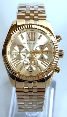 クローバー　時計　腕時計 Michael Kors Mid-Size Lexington Chronograph MK5556 Wrist Watch for