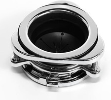 Garbage Disposal Flange, 3 Bolt Mount Stainless Steel Standard, Sliver