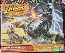 Indiana Jones Worlds of Adventure Doctor Jurgen Voller with Plane Action Figure