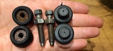 PORSCHE 924 944 951 RADIATOR BOLTS & RUBBERS MOUNT SET ORIGINAL pack of 6 used