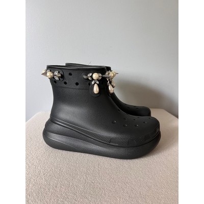 Simone Rocha x Crocs Crush Boots - Size 9 - Black - NEW