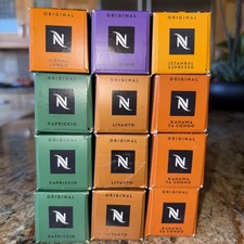 120 Nespresso Coffee Pods Original Line Fresh. Not Vertuo.