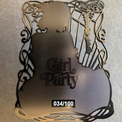 #ad Goddess Story Gold METAL Card Random Serial Number # 100 Kaguya Bikini Anime $13.49