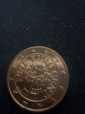 2002 Unc Austria 5 Euro Cent Fun F