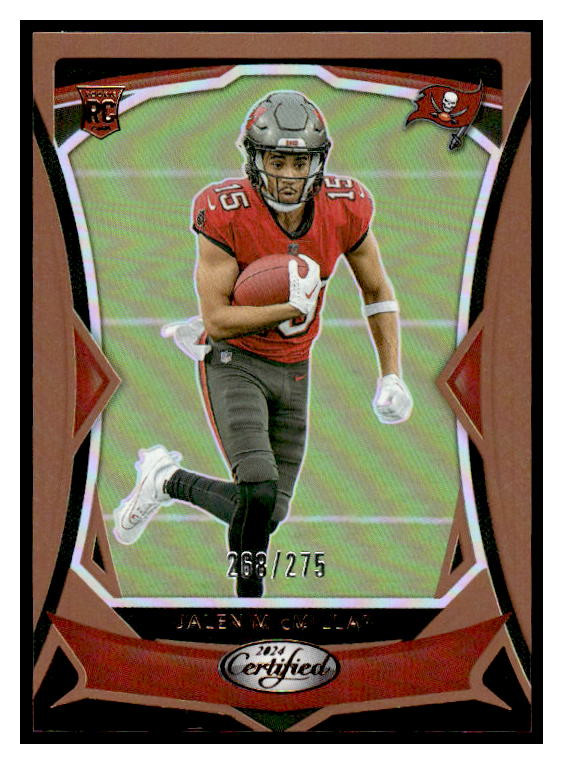 2024 Certified Mirror Bronze 167 Jalen McMillan Tampa Bay Buccaneers Rookie /275