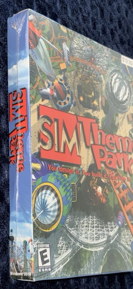 SIM THEME PARK: PC SEALED Big Box - 2000 EA/ Bullfrog Games Windows 95/ 98 RARE - Image 4 of 4