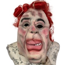 Topstone Woman With Red Hair & Curlers Rubber...