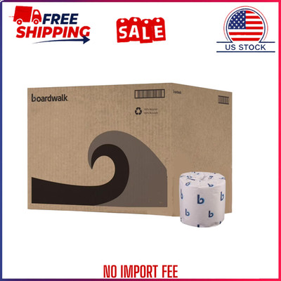 96 ROLLS Bath Tissue Toilet Paper BULK VALUE - 500 Sheets, 2-Ply, White Sheet