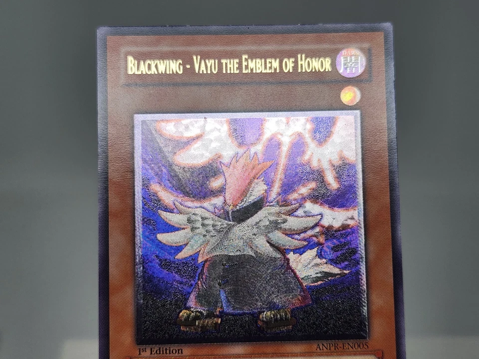 YuGiOh Blackwing Vayu Emblem of Honor ANPR-EN005 1st Edition Ultimate Rare LP - Image 2 of 4