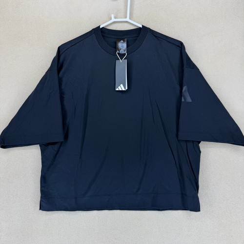 Adidas Women Oversized T Shirt Black Multi Sport Size L Made in Vietnam