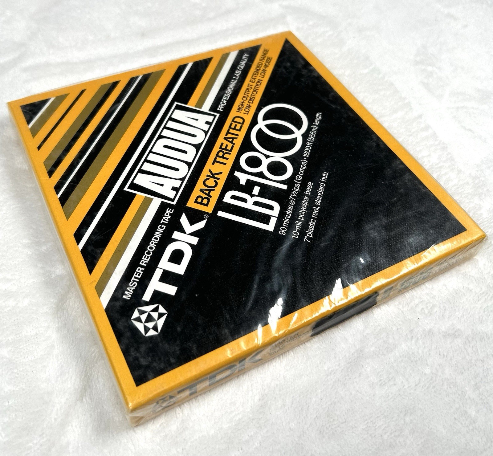 TDK Audua LB 1800 Reel-to-Reel Tape (1) 90 Min Sealed • VHTF • 7" Plastic Reel