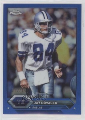 2023 Topps Composite Topps Chrome Blue Refractor 107/150 Jay Novacek #28 0hb3