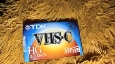 TDK VHS-C HG Ultimate 30 Camcorder Cassette Blank Recording Tape