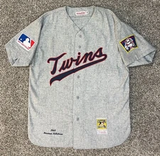 Harmon Killebrew 1969 Mitchell & Ness Cooperstown Collection Jersey Size 44 Lg